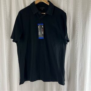 Banana Republic Luxe Touch Performance Polo Mens Large Black New With‎ Tags